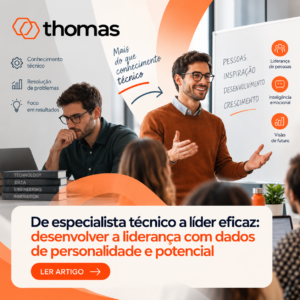De especialista técnico a líder eficaz: desenvolver a liderança com dados comportamentais e de potencial